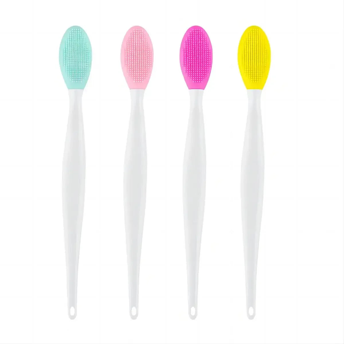 1PC/4PCS  Beauty Skin Care Wash Face Silicone Brush Exfoliating Nose Clean Blackhead Removal Brushes Tools