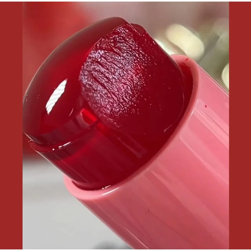 3-in-1 Milk Jelly Tint Facial Blusher Wand Moisturized Long Lasting Matte Rouge Cheek Contour Lipstick