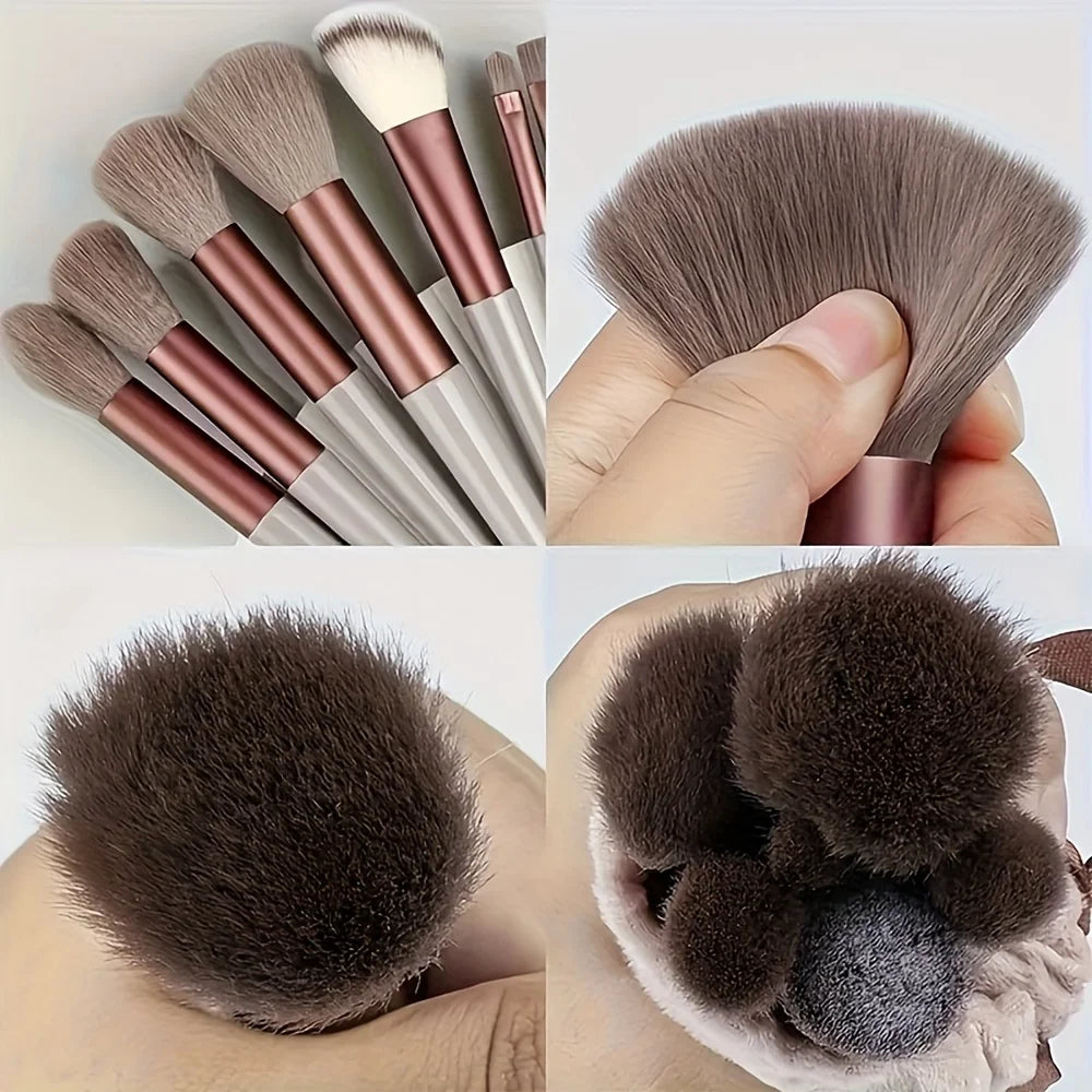 13pcs Makeup Brush Brushes Set Cosmetic Makeup Sponge Makeup Brush Beauty Tool Eyeshadow Blush Professional