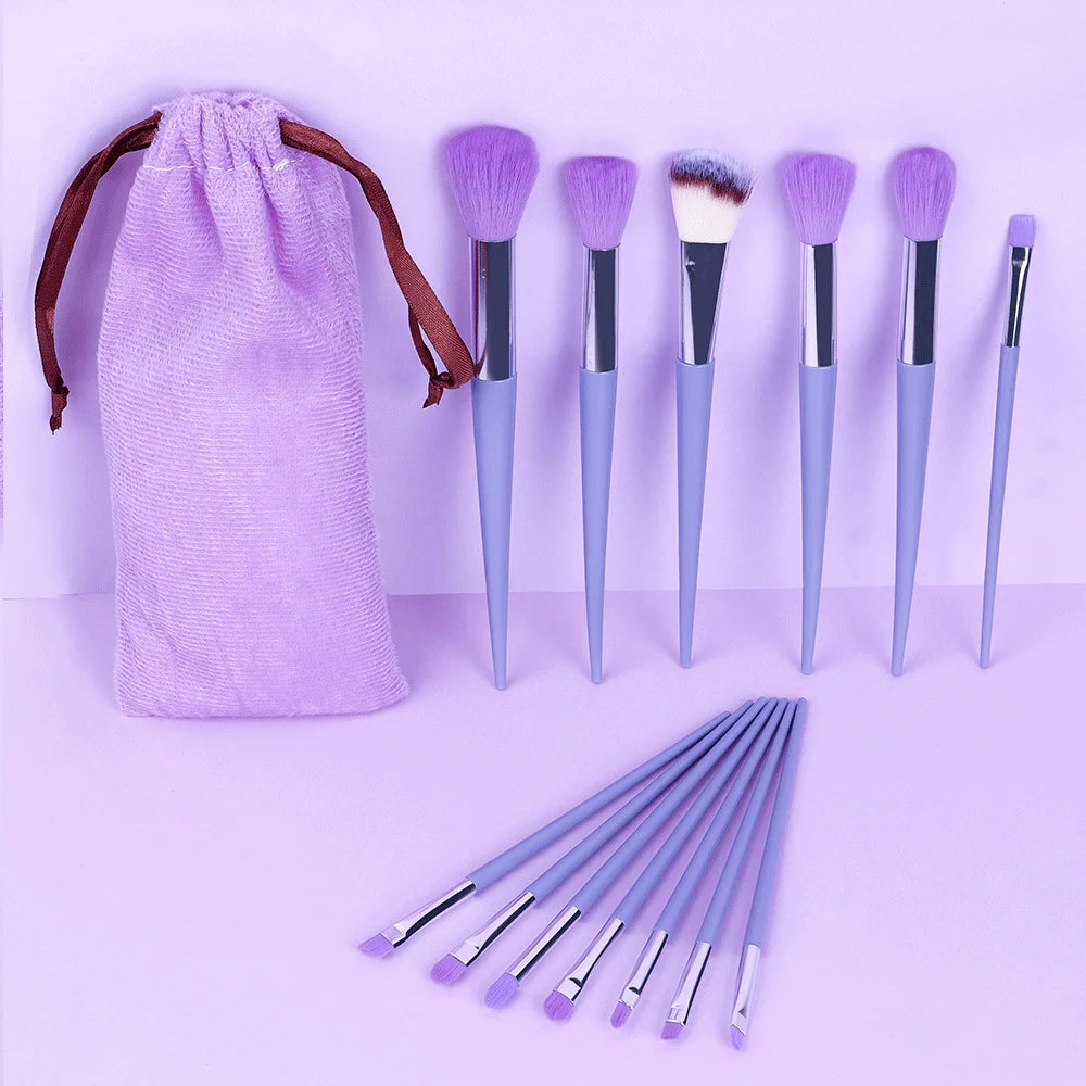 13PCS Makeup Brushes Set Eyeshadow Foundation Highlighter Blush Concealer Female Soft Beauty Tool Puff Beauty S