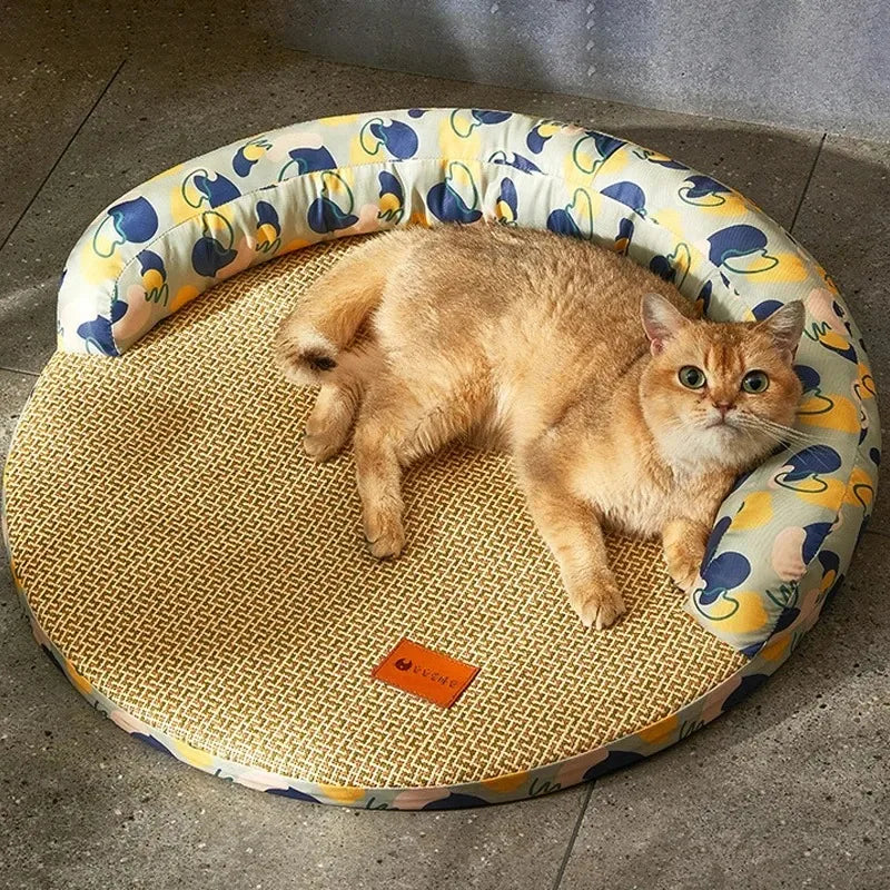 Dog Mat Cooling Bed Bedding for Dogs Big Cushion Beds Cats Fluffy Pet Supplies Small Bad Large Medium