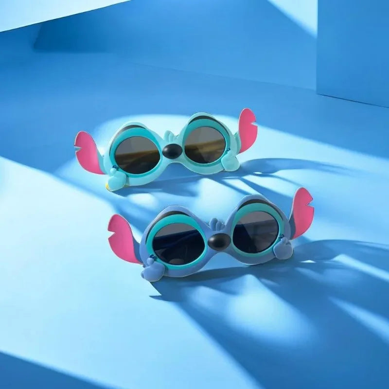Disney Cartoon Stitch Sunglasses Kawaii Lilo & Stitch Y2K Polarized Soft Glasses UV400 Outdoor Goggles