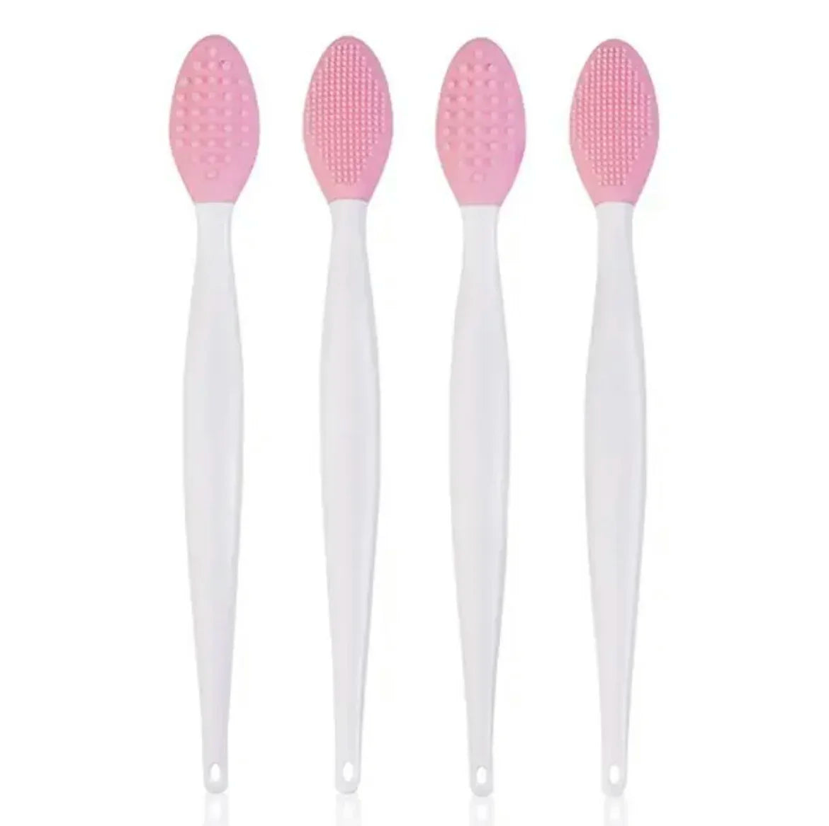 1PC/4PCS  Beauty Skin Care Wash Face Silicone Brush Exfoliating Nose Clean Blackhead Removal Brushes Tools