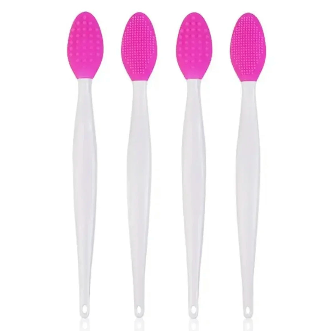 1PC/4PCS  Beauty Skin Care Wash Face Silicone Brush Exfoliating Nose Clean Blackhead Removal Brushes Tools