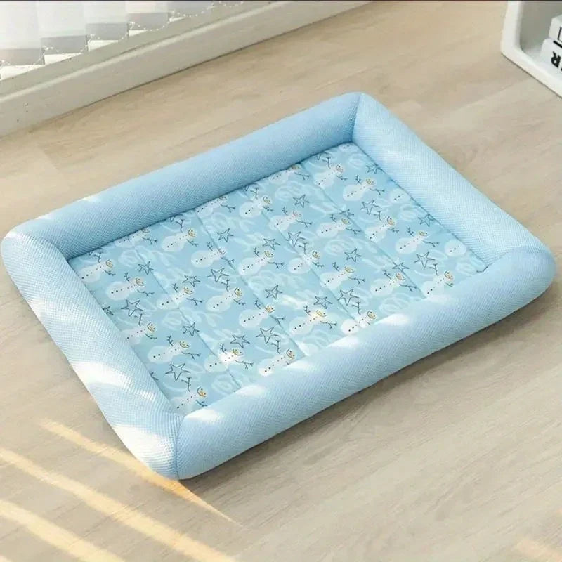Cooling Puppy Bed Summer Dog Supplies Mat Accessory for Small Breeds Dogs Medium Pet Large Beds Sofa