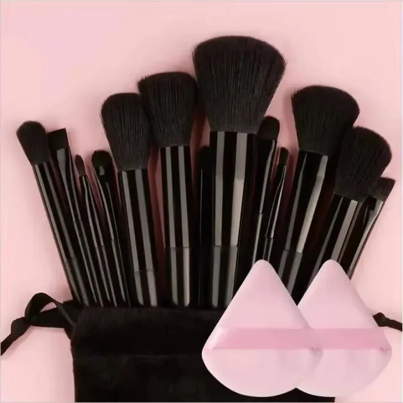 13pcs Makeup Brush Brushes Set Cosmetic Makeup Sponge Makeup Brush Beauty Tool Eyeshadow Blush Professional