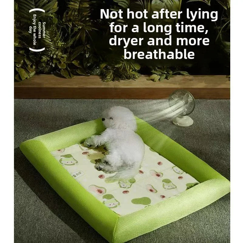 Cooling Puppy Bed Summer Dog Supplies Mat Accessory for Small Breeds Dogs Medium Pet Large Beds Sofa