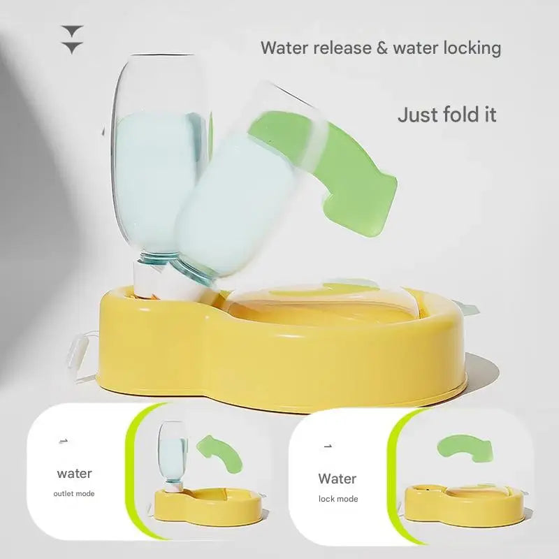 350/500ml Outdoor Portable Dog Water Bottle Pet Drinking Bowl for Dogs Cats Foldable Puppy Water
