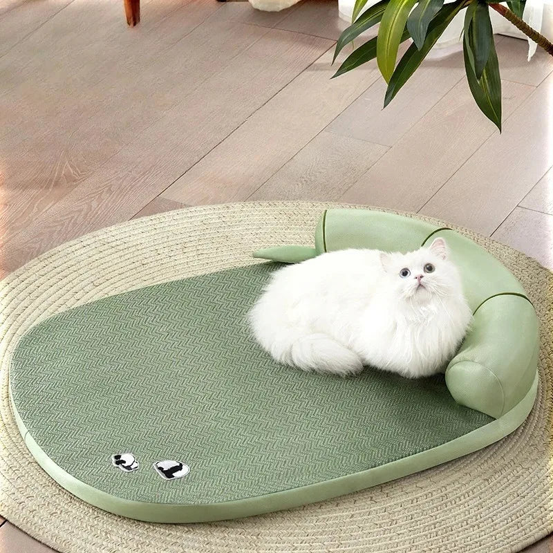 Summer Bed Mat for Dogs Cooling Dog Cushions Supplies Sofa Beds Large Small Pet Accessory Cats Kennel