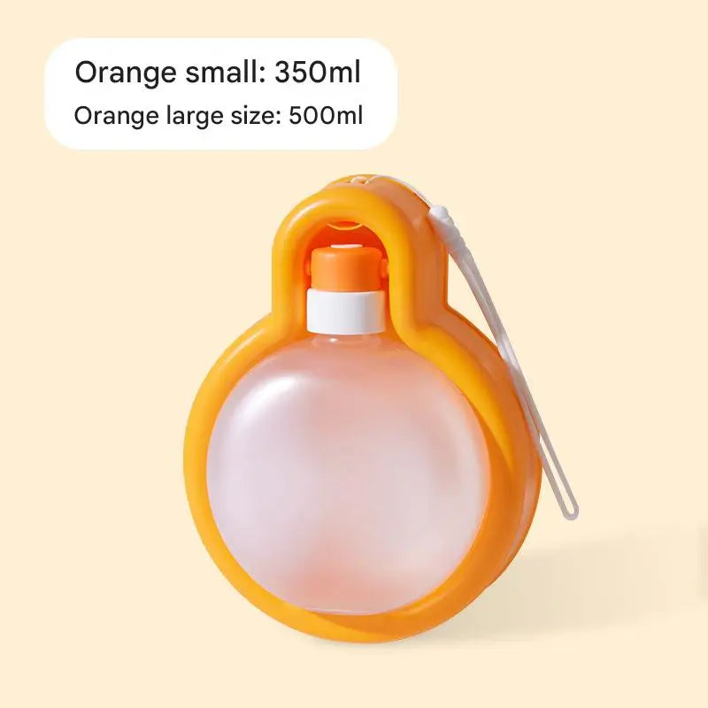 350/500ml Outdoor Portable Dog Water Bottle Pet Drinking Bowl for Dogs Cats Foldable Puppy Water